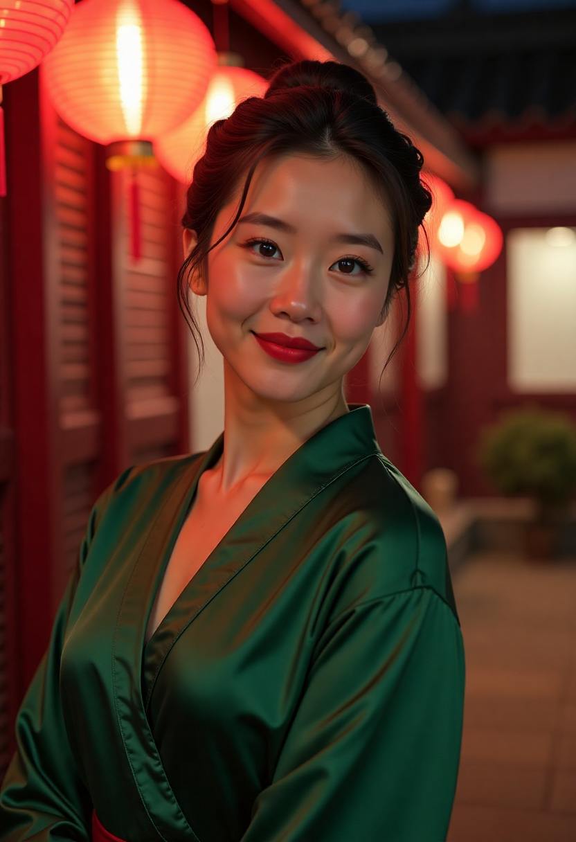 家庭合影题材影片中的窗边场景